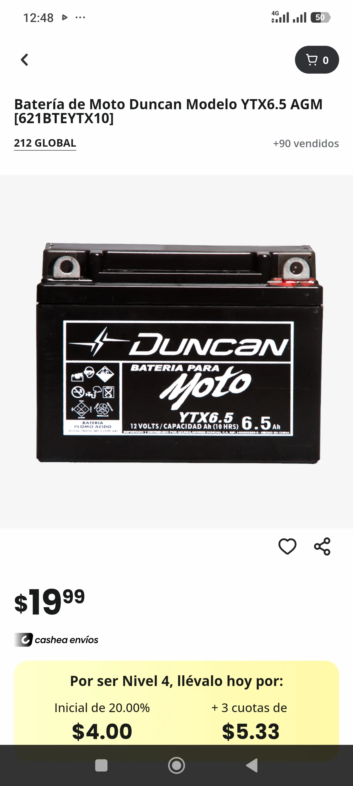 Batería Duncan